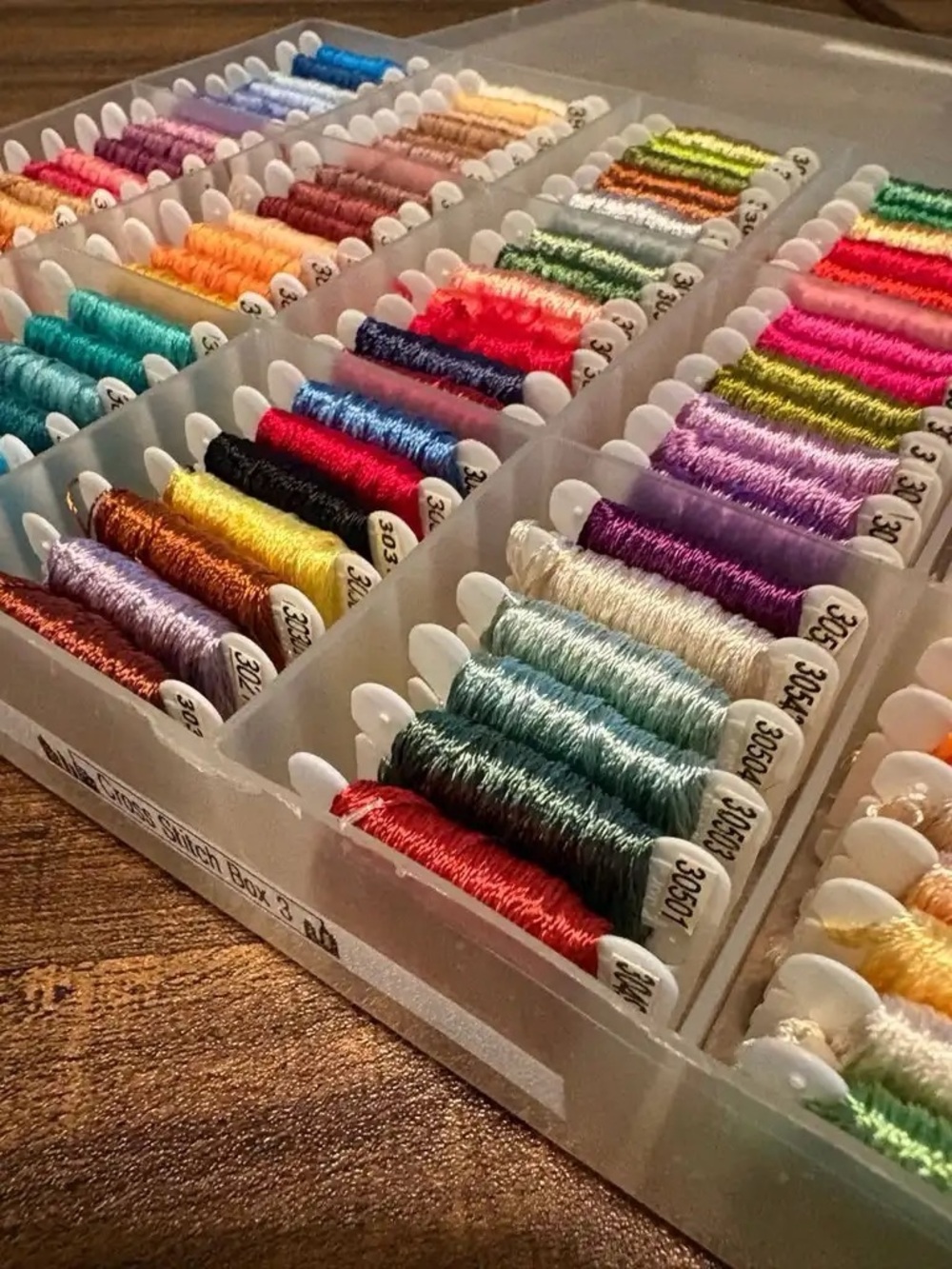 DMC Embroidery Floss Collection with Storage Case - Multicolor completed set